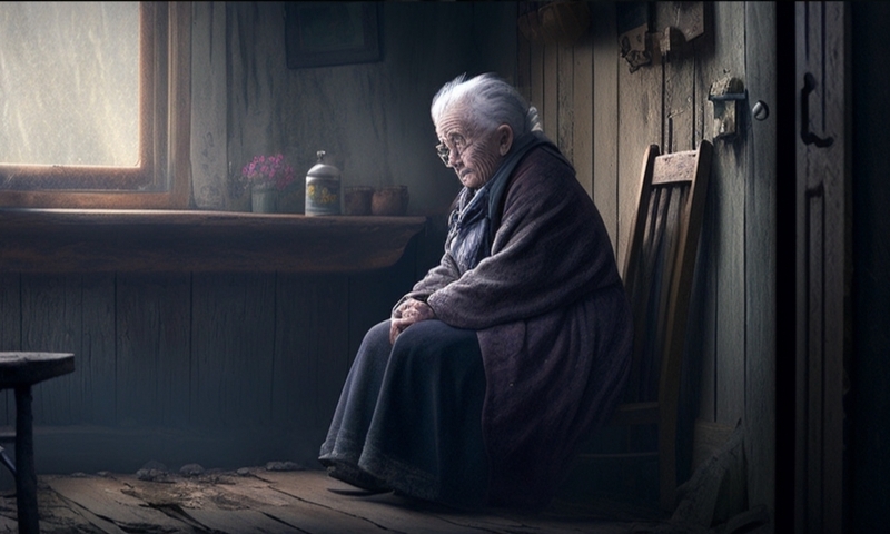 lonely grandmother