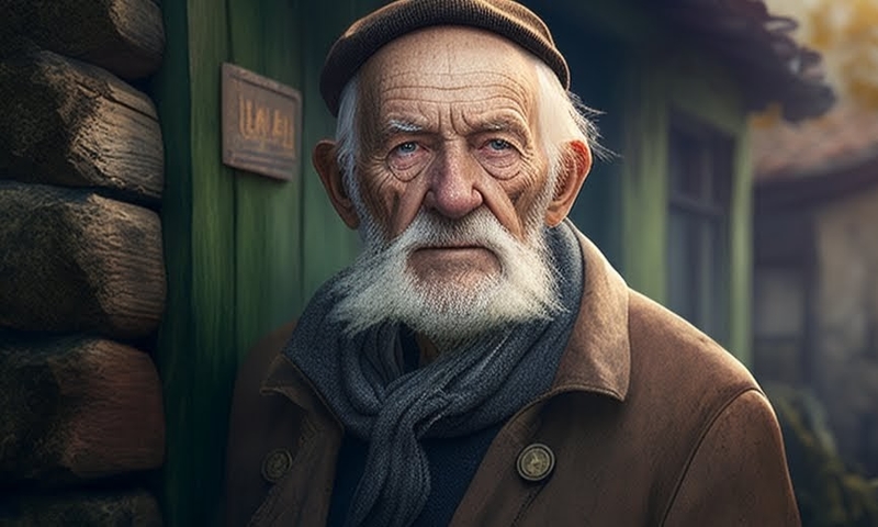 Elderly man, grandfather